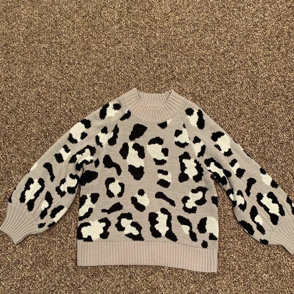 Leopard Print Sweater
